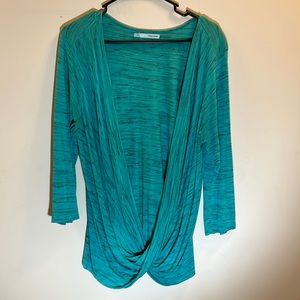Turquoise dress shirt